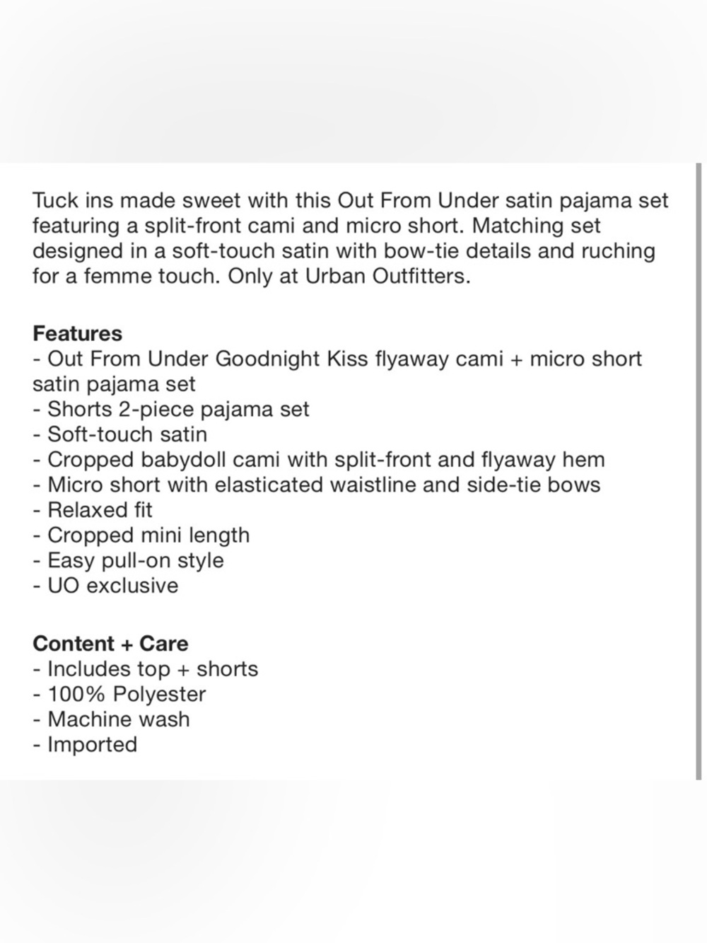 Urban Outfitters SET | Out From Under Size L - Picture 5 of 5